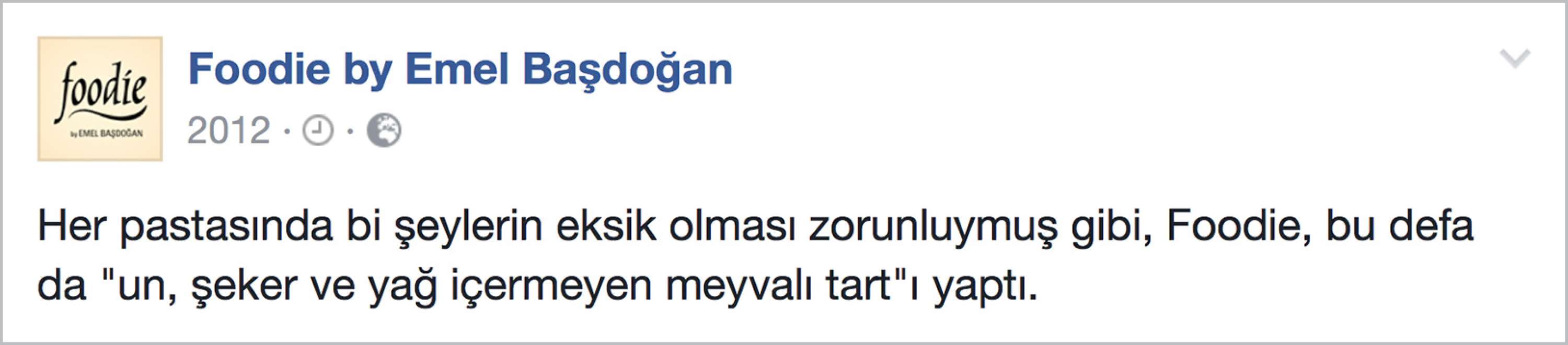 HAYAT KISA, ÖNCE TATLINI YE!